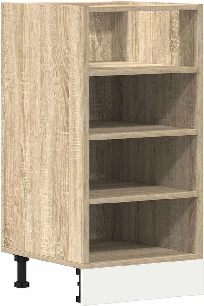 vidaXL Dulap inferior "Riga", stejar sonoma, 40x44,5x81,5 cm