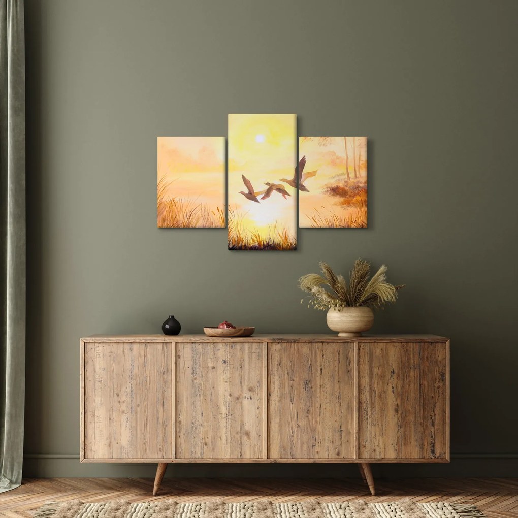 Tablou - Macarale la apus de soare (90x60 cm)