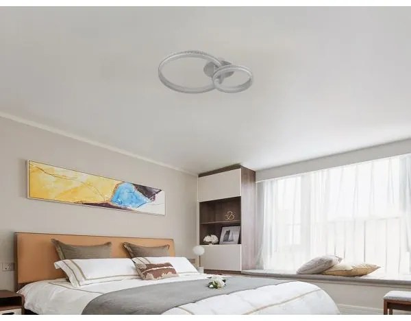 Lustră LED dimabilă aplicată LED/110W/230V 3000-6500K + telecomandă