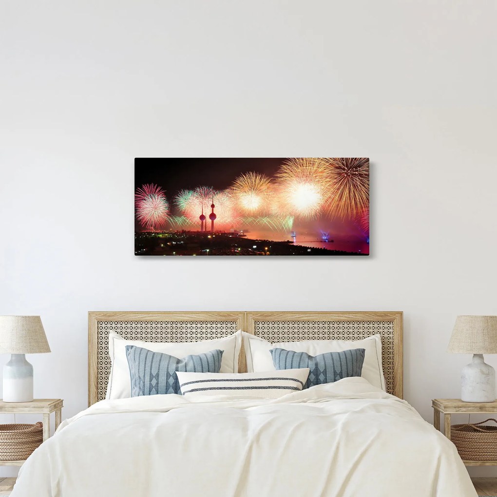 Tablou cu artificii (120x50 cm)