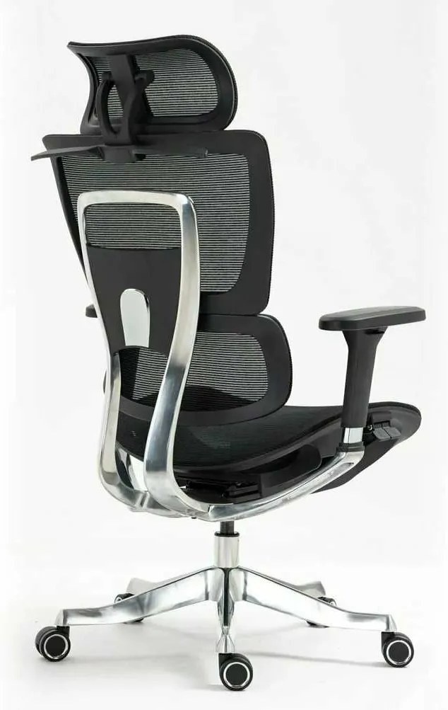 Scaun de birou Caricia II, negru