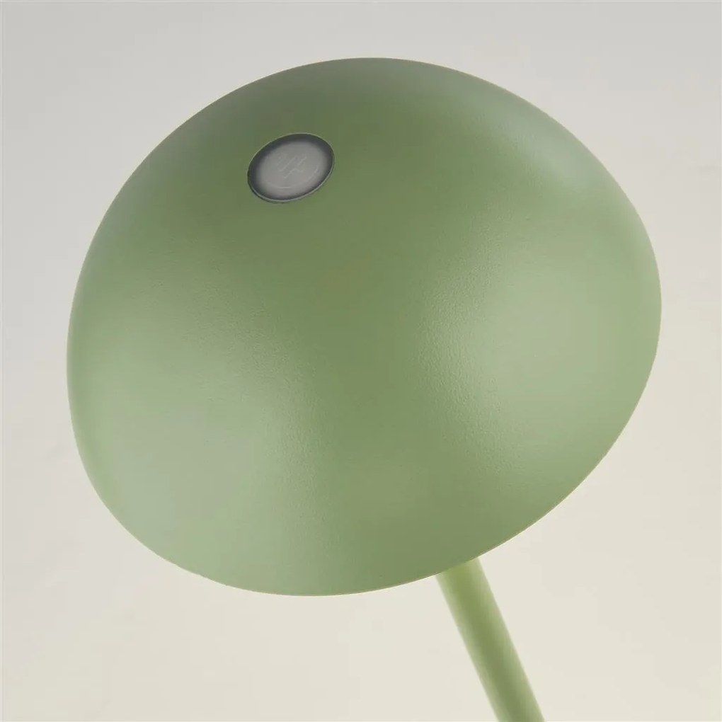 Lampa portabila pentru exterior cu iluminat LED pe baterii Portabello verde