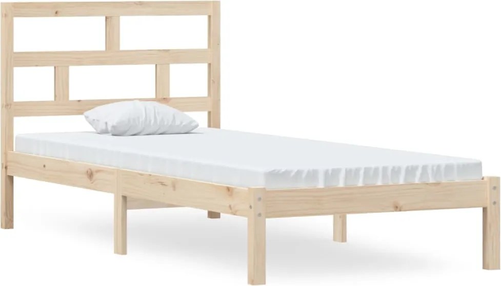 vidaXL Cadru de pat, 90x200 cm, lemn masiv de pin