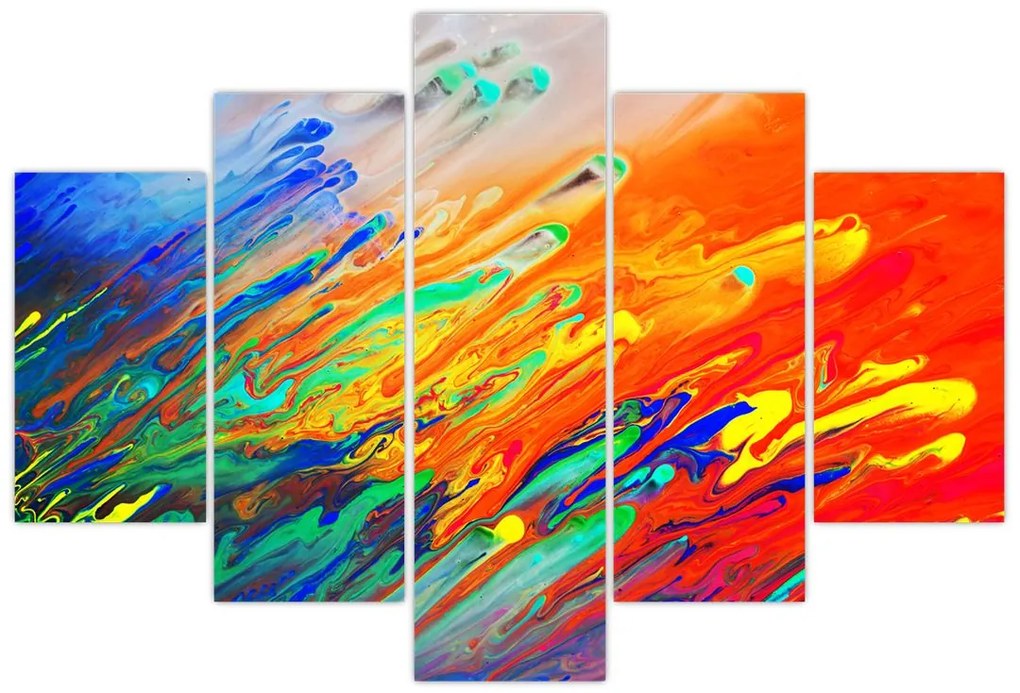 Tablou - Abstract colorat (150x105 cm)