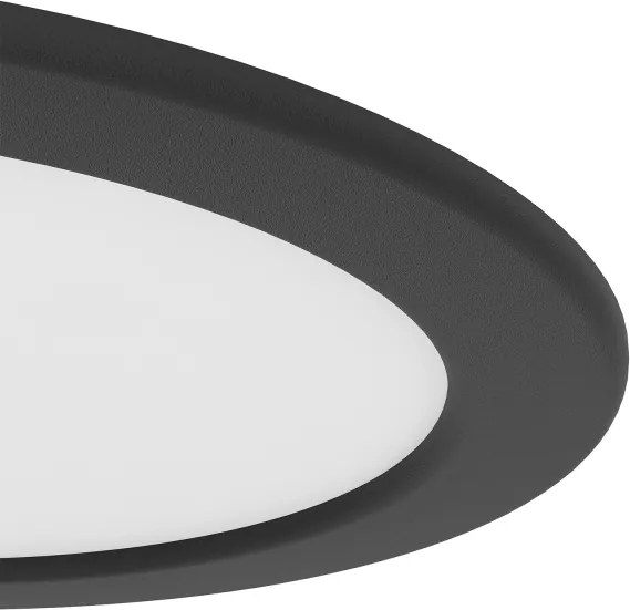 Eglo 901427-LED RGBW Plafonieră LED pentru baie FUEVA-Z LED/9,5W/230V 16,8cm IP44 negru