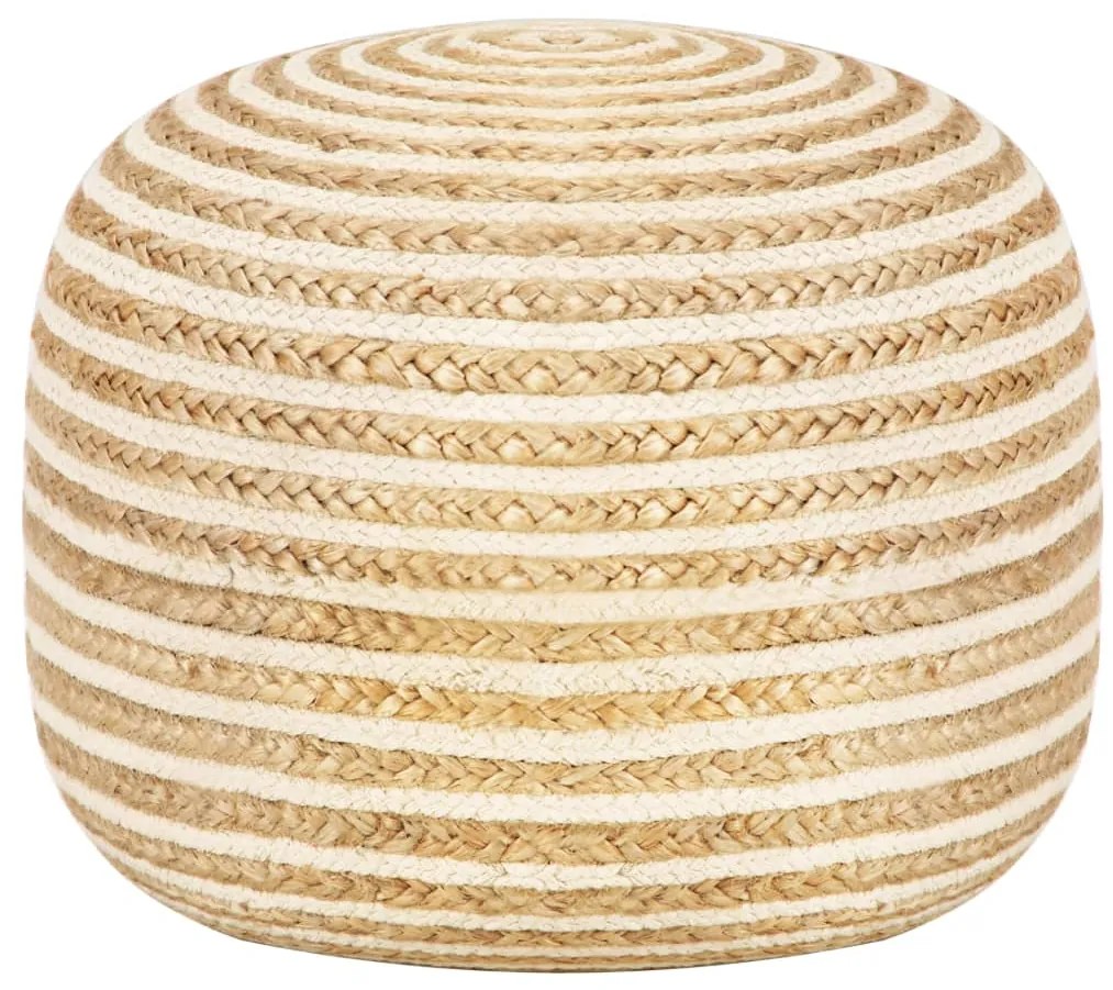 vidaXL Taburet lucrat manual, 45x30 cm, iută