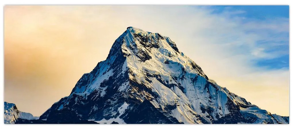 Tablou cu munții înzăpeziți, Nepal (120x50 cm)