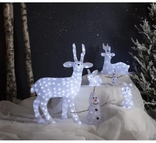 Decorațiune LED de Crăciun Eglo 410802 CRYSTALINE 20xLED/0,06W/3xAA