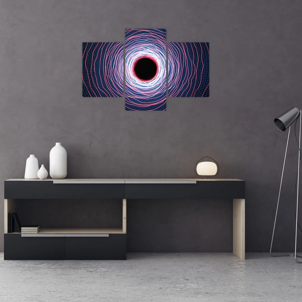 Tablou cercul abstact (90x60 cm)