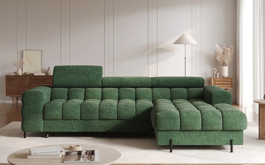 Colțar lemn masiv Felaro extensibil 285×181 cm - sola 06