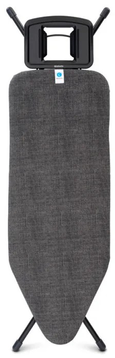 Masa de calcat Brabantia C 1003361, 124x45 cm, 7 pozitii de reglare, Suport pentru fier, Negru