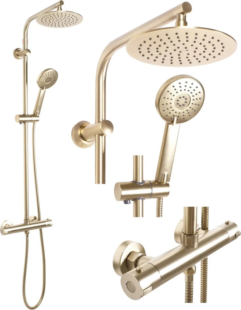 Set dus REA Bliss brush gold