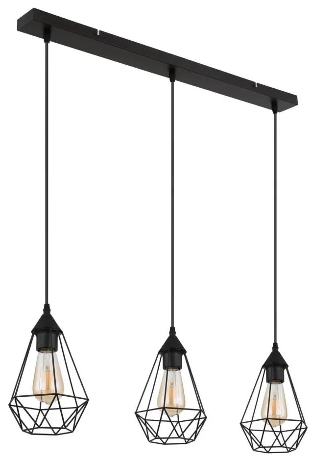 Lustră pe cablu Globo 15745-3H ZACHARY 3xE27/60W/230V
