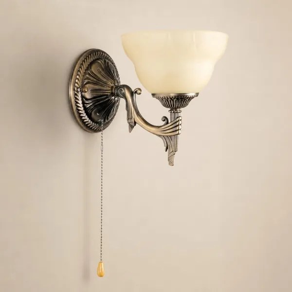 BRILAGI - Aplică de perete DAHLIA 1xE27/40W/230V alamă