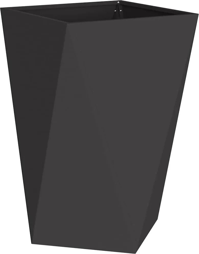 vidaXL Jardinieră Negru 50 x 50 x 75 cm Oțel