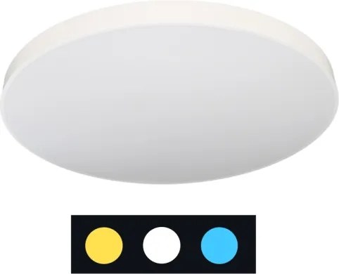 Plafonieră LED 300W, 230V, 3000/4000/6500K, diametru 120 cm, albă