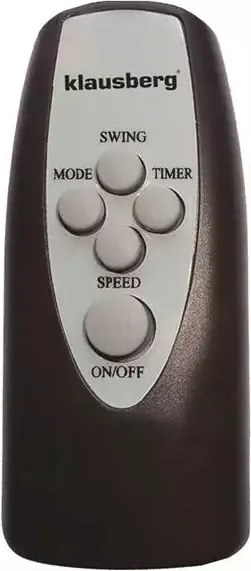 Ventilator cu picior cu telecomandă Klausberg KB-7718, 40 cm, negru - LED, oscilație, temporizator, 3 viteze