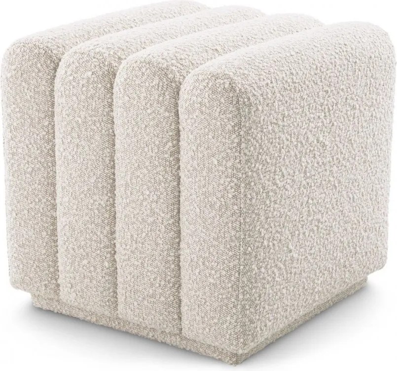Taburete design LUX Bente, boucle crem 115491 HZ