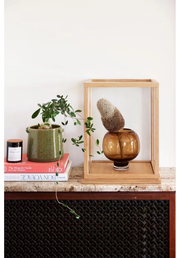 Set 2 ghivece din ceramică Hübsch Herb, verde