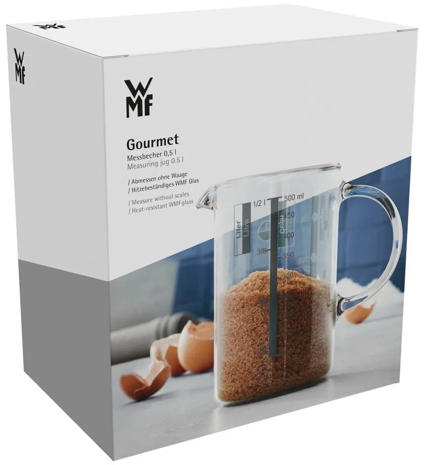Cană măsurare din sticlă WMF, 0,5 l