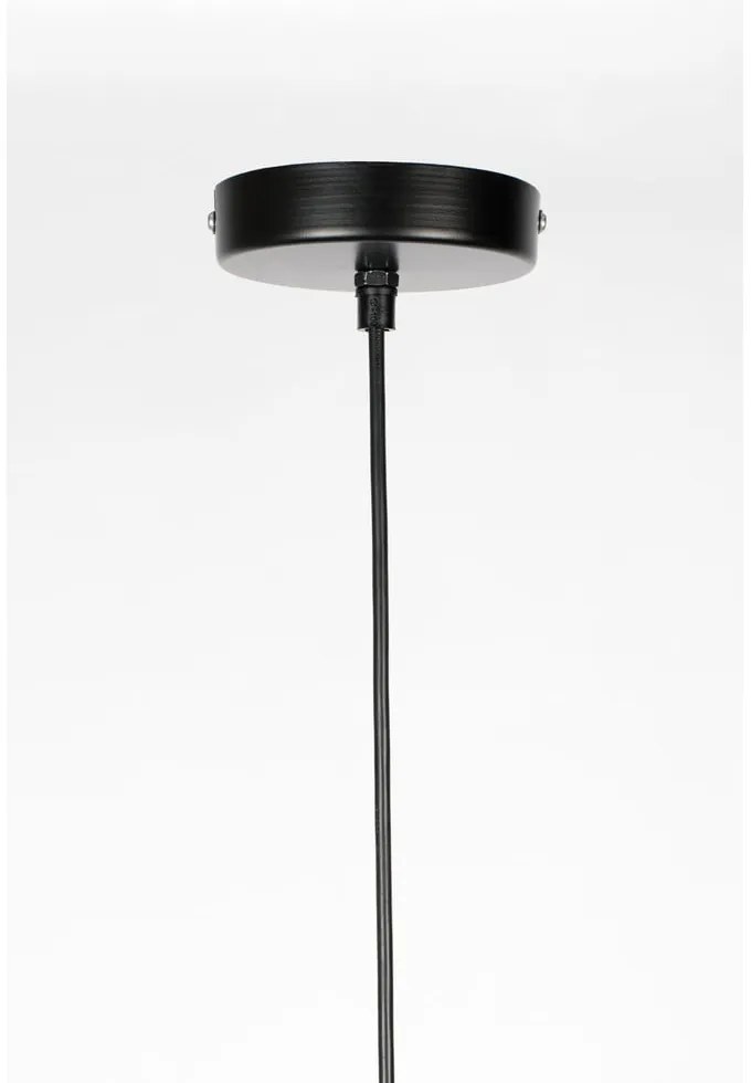 Lustră White Label Lena, ø 37 cm, negru