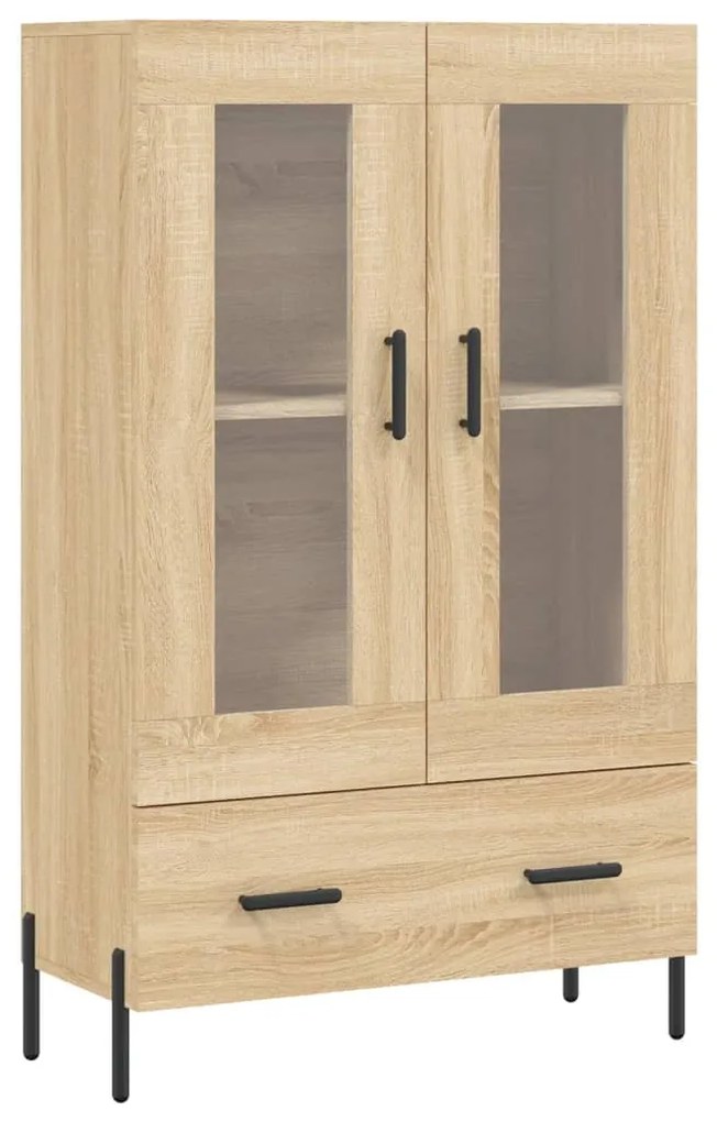 vidaXL Dulap înalt, stejar Sonoma, 69,5x31x115 cm, lemn prelucrat