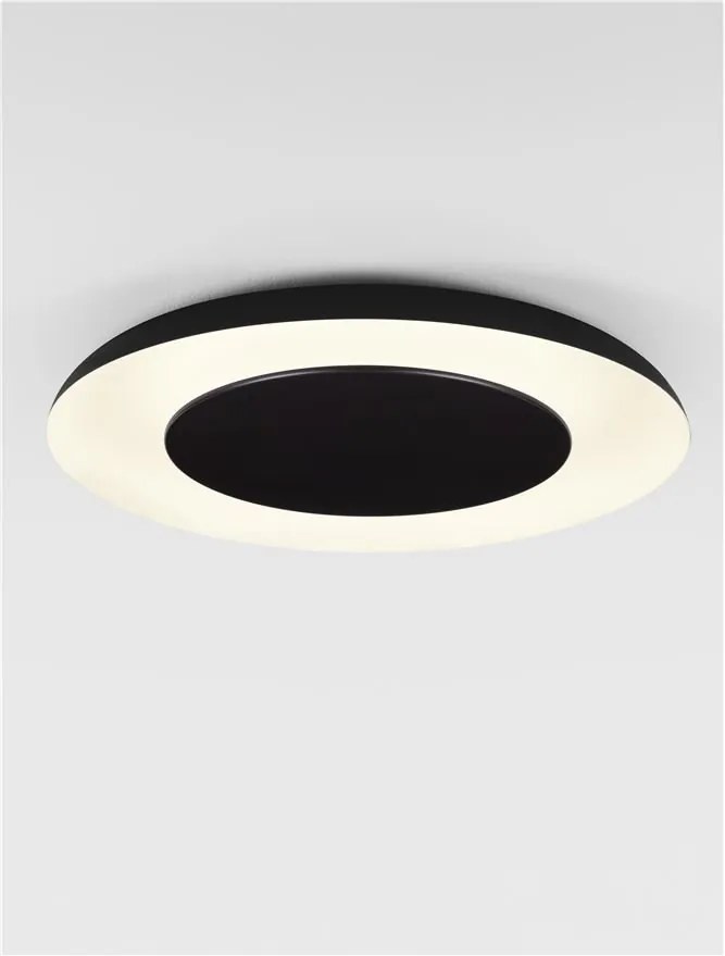 Plafoniera LED design modern EPOSI negru D-60cm