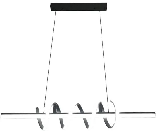 Lustră LED dimabilă pe cablu LED/70W/230V 3000-6500K + telecomandă