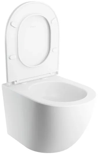 OMNIRES OTTAWASPXMWBM - WC suspendat OTTAWA cu capac SoftClose, ceramică, alb
