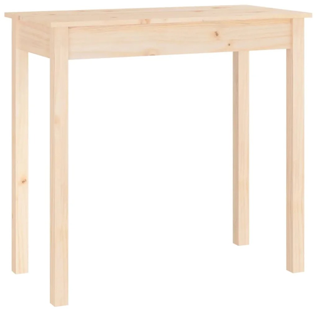 Masa consola, 80x40x75 cm, lemn masiv de pin Maro, 80 x 40 x 75 cm, 1