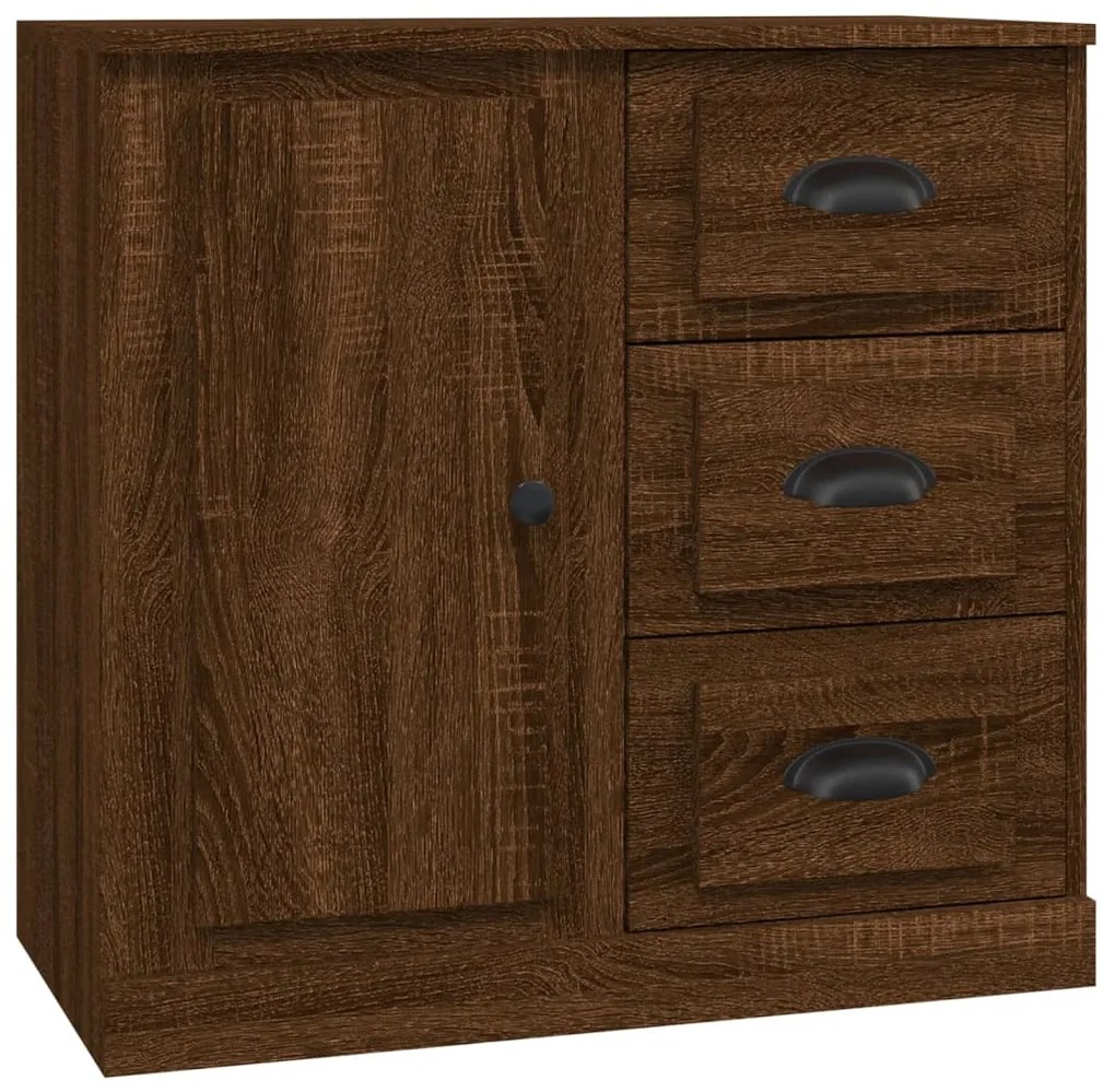 816199 vidaXL Servantă, stejar maro, 70x35,5x67,5 cm, lemn prelucrat