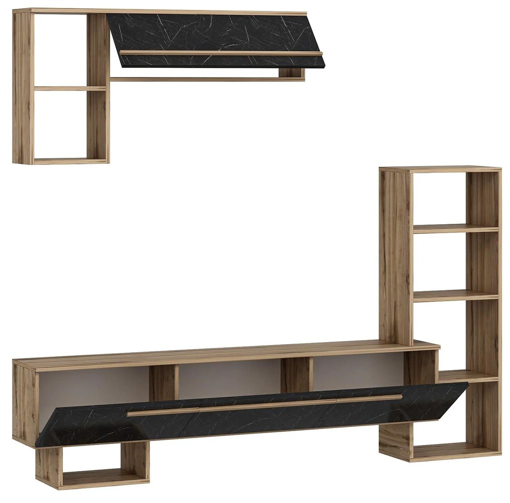 Mobilier living Vipado (Nuc + negru) . 1095664
