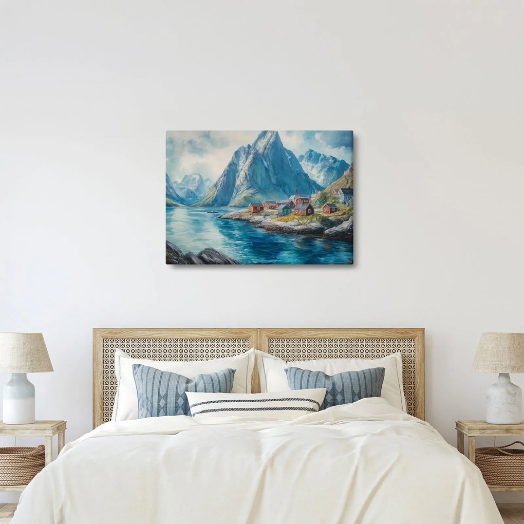 Tablou - Sat norvegian (70x50 cm)