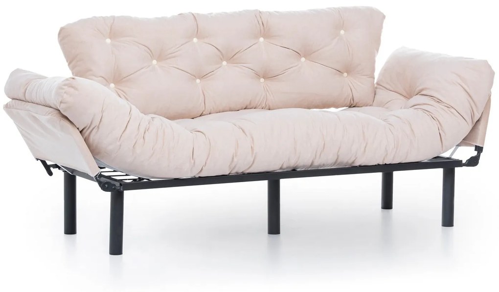 Canapea extensibilă Nitta Triple - Cream