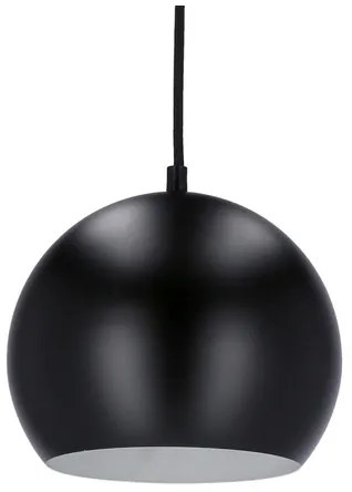 Lustră pe cablu FLEN 1xE27/40W/230V d. 20 cm neagră