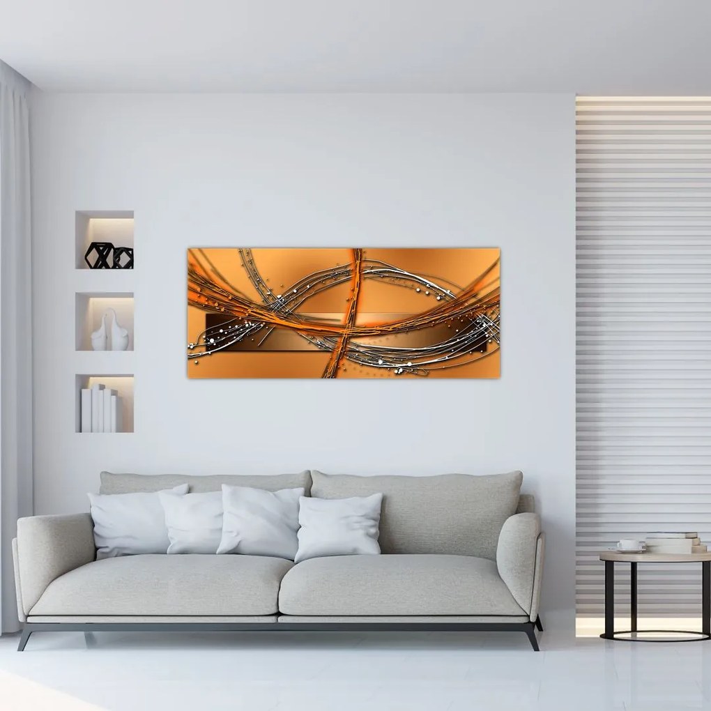 Tablou abstact (120x50 cm)