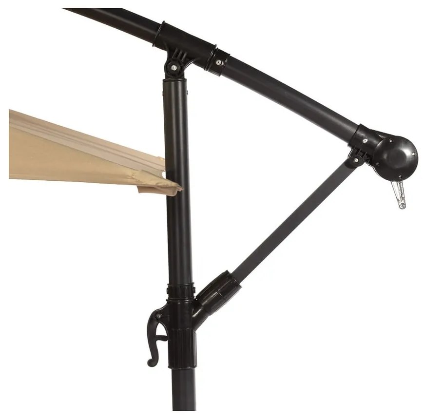 Umbrelă de soare bej ø 300 cm Happy Sun – Bonami Essentials