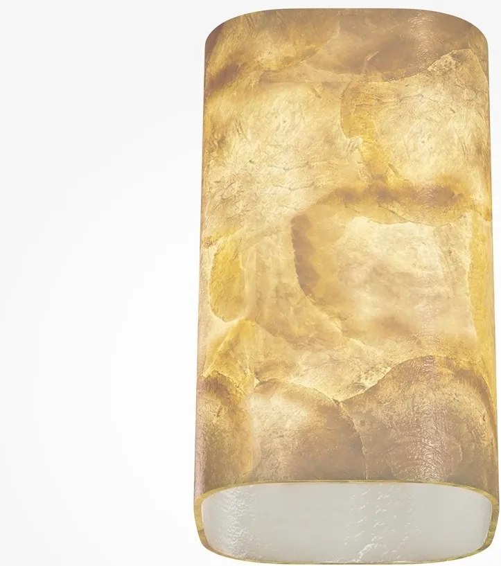 Aplica de perete Maris din metal auriu si scoica Capiz