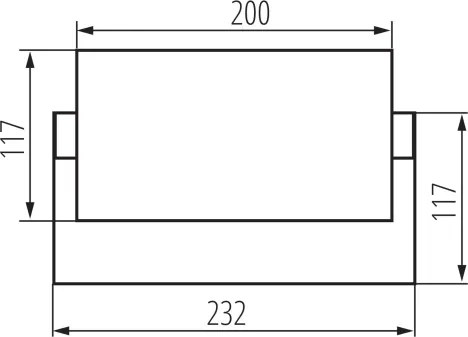 Kanlux 45818 - Aplica de exterior XERTO LED, 20 W, 230 V, IP65, negru