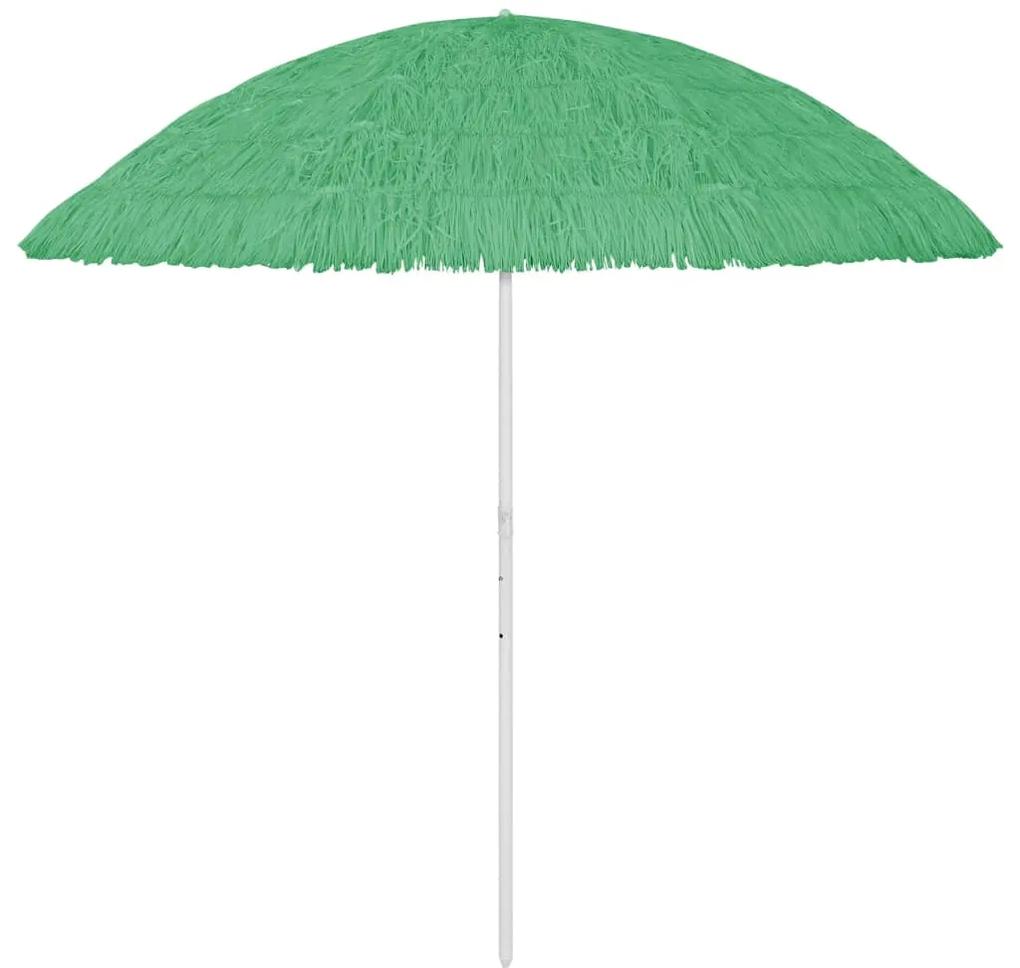 Umbrela de plaja Hawaii, verde, 300 cm