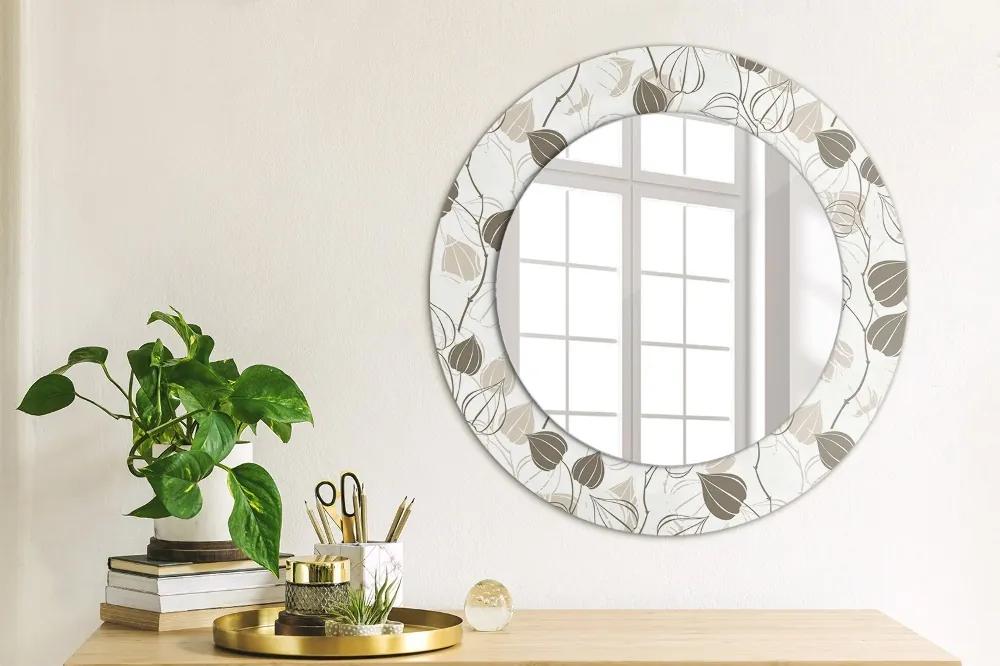 Decoratiuni perete cu oglinda Floral abstract