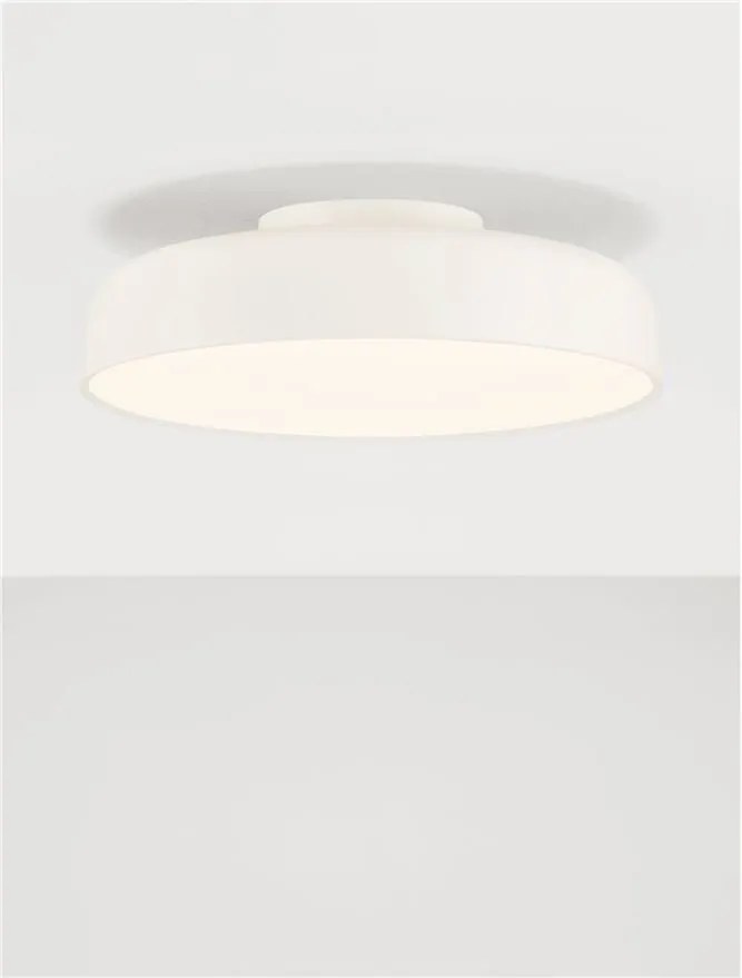 Plafoniera LED stil modern 2700K NOELIA alb 50cm
