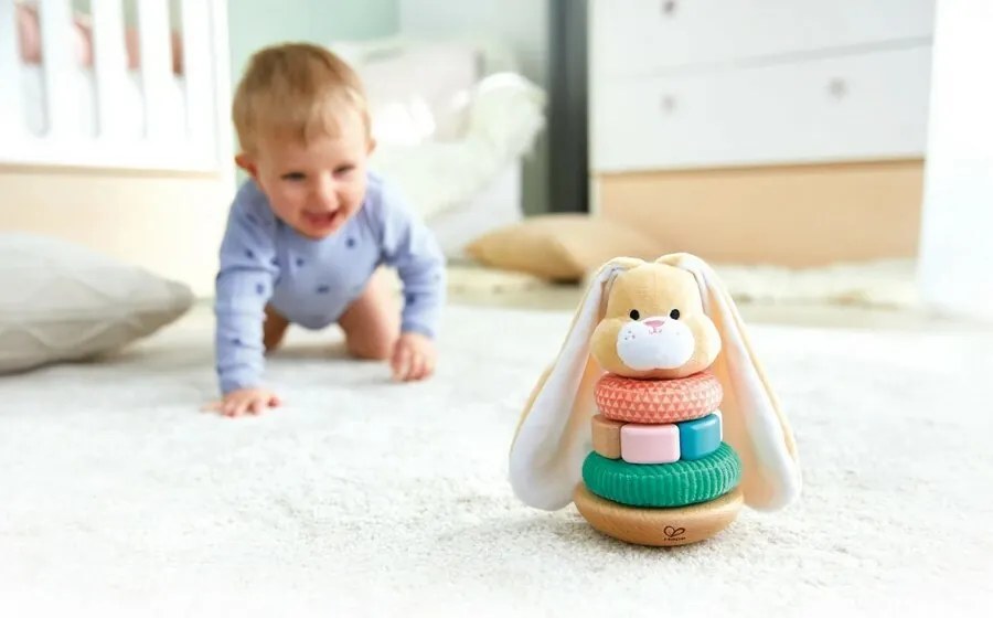 Piramidă pliabilă Iepuraș Hape