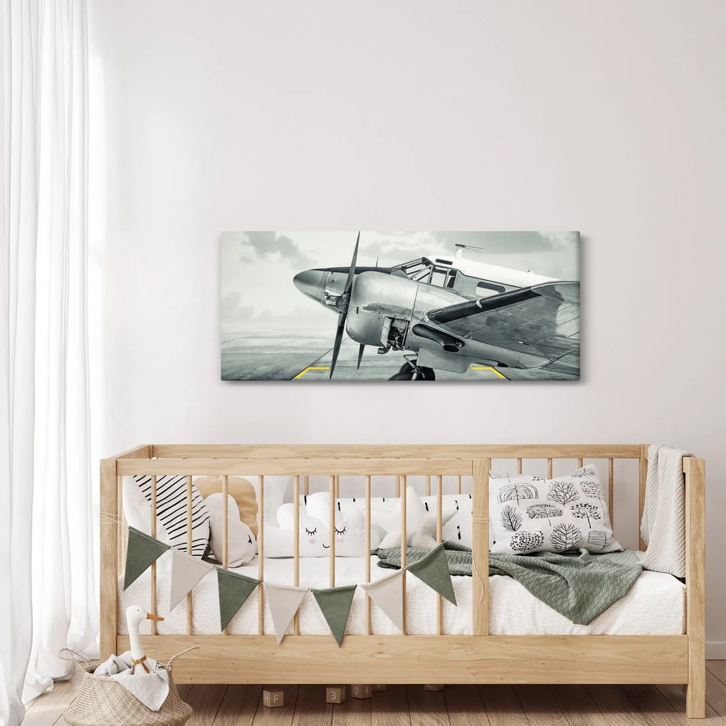Tablou - Avion (120x50 cm)