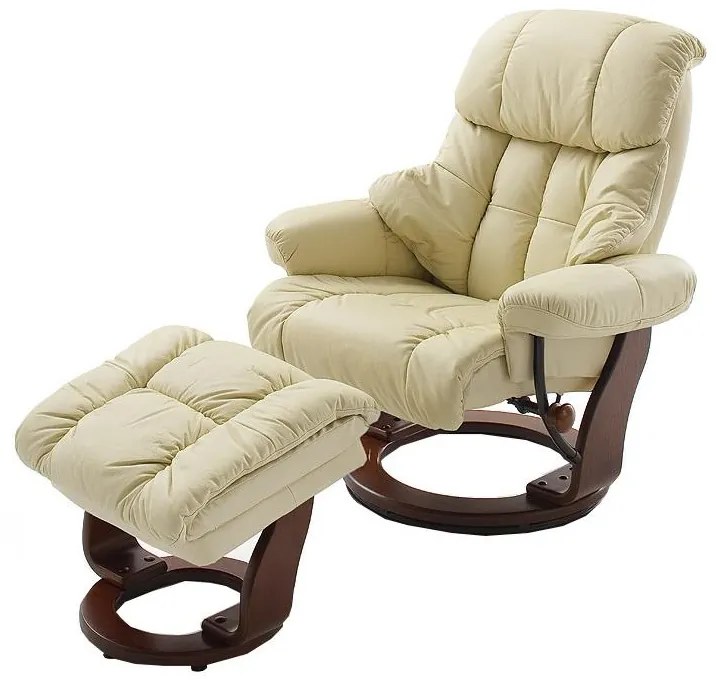 Fotoliu reclinabil HABI crem/nuc