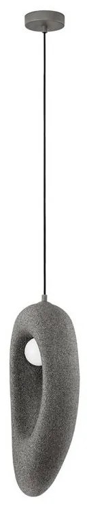 Pendul design modern, Stone Gray, TEMPUS, 18x48cm