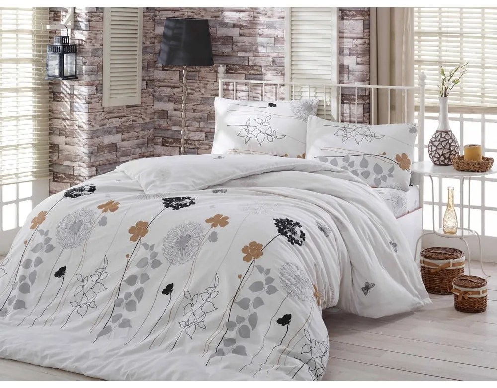 Lenjerie de pat albă pentru pat dublu/extinsă 240x220 cm Atlantis – Mijolnir