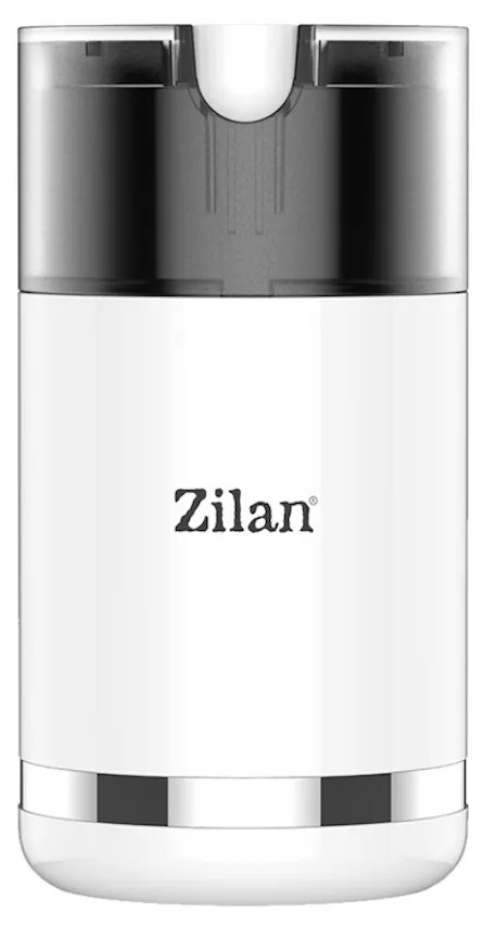 Rasnita electrica Zilan ZLN9281 pentru cafea, lame din otel, corp din plastic, Alb