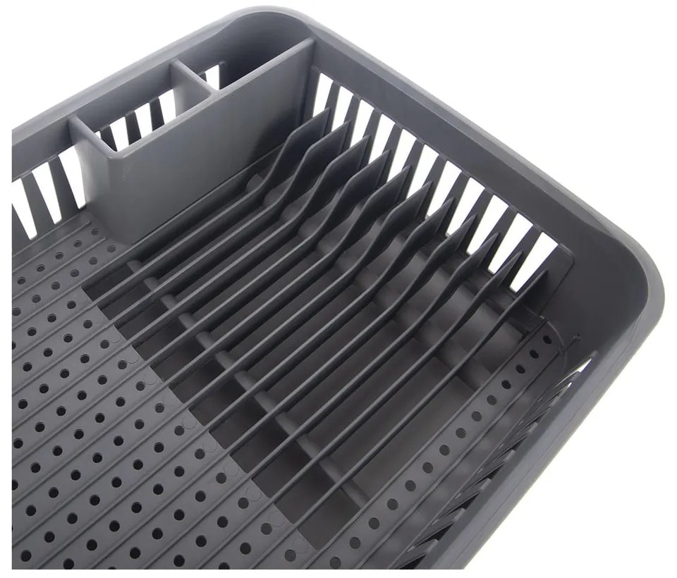 Scurgător de vase gri din plastic – Orion