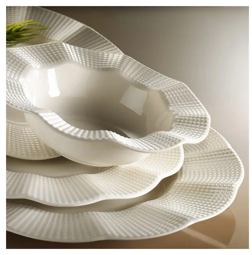 Set 24 farfurii din porțelan Kutahya Viktor